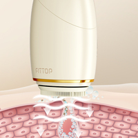 Brosse nettoyante pour le visage à double extrémité, appareil de beauté pour usage domestique, pour un nettoyage en profondeur et un massage liftant, étanche et rechargeable