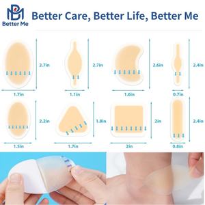Perban Gel Hidrokoloid Ekstrem Perawatan Dasar OEM/ODM untuk Tumit, Sepatu, Cleat, Boots, Kaus Kaki, dan Sandal - Product Image 2