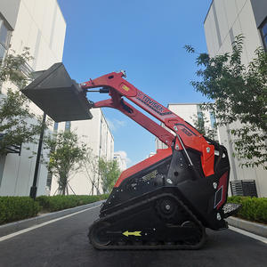 Mini-chargeuse compacte hydraulique V1000 multifonctionnelle pour travaux agricoles et de construction, adaptée à divers contextes - Product Image 2