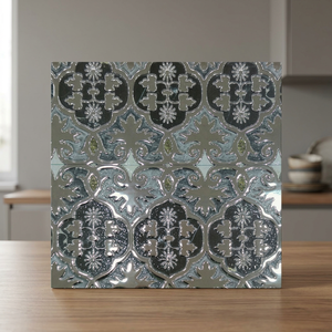 Carreaux muraux décoratifs en céramique numérique dorée et argentée, brillants et émaillés, de qualité supérieure, 300x600mm, de Morbi - Product Image 1