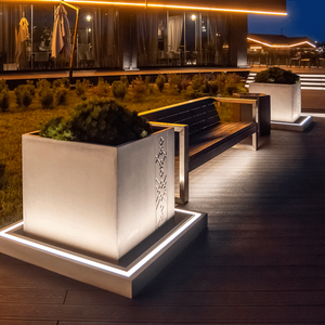 Lumière linéaire LED encastrée à haute luminosité, IP67 étanche, DMX RGB, acier inoxydable, DC24V, lampe de sol pour aménagement paysager de jardin - Product Image 6