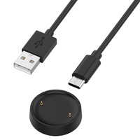 Yuewo 3-en-1 support de charge sans fil magnétique 15W alimentation USB pour Huami Amazfit Active2 Bip6 Active2S support pour écouteurs