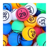 Boules de loterie personnalisées en plastique pour tirage au sort, avec logo, numérotées, pour gagnants de loterie et de jeux de chance