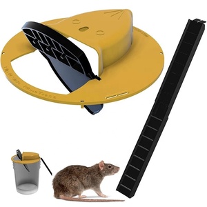 New Bucket Lid Door Style Mousetrap Lethal Trap for Outdoor Indoor Multi Catch Reusable Smart Mouse Rat Trap Plastic Flip Slide