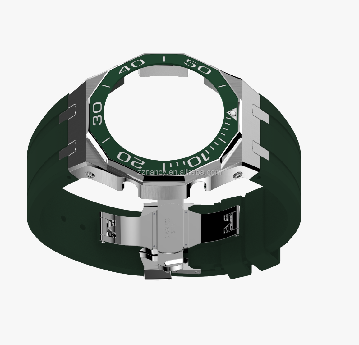 Élastique en caoutchouc bleu + étui bleu