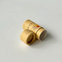 Tube en papier kraft biodégradable pour déodorant, emballage en carton, conteneur alimentaire, boîte ronde en papier pour lotion corporelle