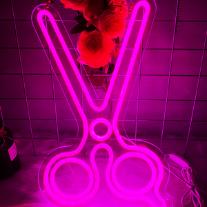Luces LED de neón y letreros de neón con diseño personalizado gratuito. Letreros de neón LED personalizados disponibles para uso comercial, fiestas de cumpleaños y el hogar. - Product Image 2