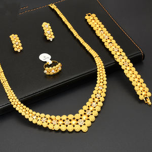 Lujo Glod plateado aleación de cobre boda joyería diseñador inspirado moda conjuntos de traje novia joyería conjunto <span class=keywords><strong>al</strong></span> <span class=keywords><strong>por</strong></span> <span class=keywords><strong>mayor</strong></span> - Product Image 4