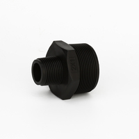 Adaptador de Conexión Roscado de Plástico para Manguera IBC, 2''X1'', para Riego y Plomería, con Certificación CE