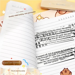 Quaderno Carino con Disegni Cartoon per Studenti delle Scuole Elementari e <span class=keywords><strong>Medie</strong></span>, Mini Blocco Note Tascabile Portatile, Cancelleria A7 A5 Personalizzabile, Vendita all'Ingrosso - Product Image 4