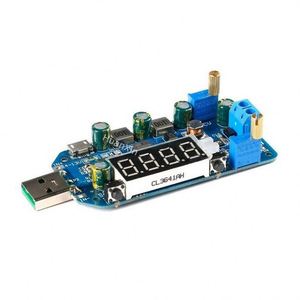 Module d'alimentation USB 15W réglable, élévateur et abaisseur de tension, avec boîtier, 5V à 3.3V 9V 12V 24V 30V <span class=keywords><strong>DP2</strong></span> - Product Image 2