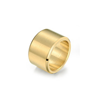Bague ajustable torsadée classique en acier inoxydable plaqué or 18 carats Gaovo Niche Premium pour femme et homme, cadeau bijoux