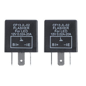 12V LED Flasher Relay For Cars & Motorcycles - Fix Fast Blinking Turn Signals With Easy Installation