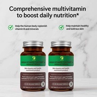 Complément alimentaire en comprimés de vitamines et minéraux, formule végétalienne pure et naturelle, pour hommes et femmes, vitamines B actives pour la beauté et la santé de la peau