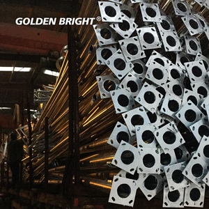 Palo per Illuminazione Stradale in Acciaio Zincato Golden Bright GB-4m 5m 6m 8m 10m 12m per Autostrade e Illuminazione Comunale - Product Image 4