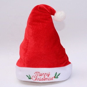 Chapeau <span class=keywords><strong>de</strong></span> Père <span class=keywords><strong>Noël</strong></span> Rouge <span class=keywords><strong>de</strong></span> <span class=keywords><strong>Qualité</strong></span> Supérieure pour Adultes – Vente Directe Usine à Prix Abordable - Product Image 4