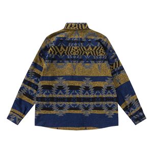 Giacca camicia da uomo manica lunga con bottoni e flanella spazzolata con logo personalizzato - Product Image 3