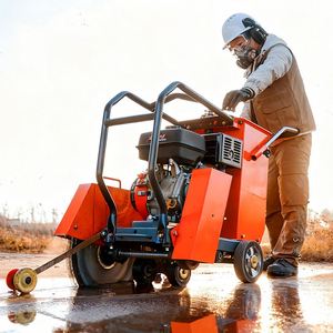 Cortadora de Carreteras de Alta Calidad Lonsen con Motor de Gasolina/Diésel de 15 HP, Sierras para Cortar Concreto con Cuchilla de 350-500 mm para Uso en Ingeniería - Product Image 3