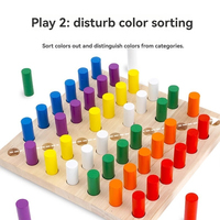 Jouet sensoriel Montessori pour enfants : bâton d'exercice pour la coordination œil-main et l'entraînement sensoriel, idéal pour l'éducation préscolaire et la petite enfance