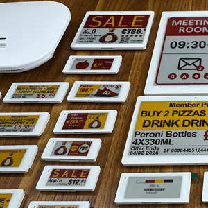 Productos en tendencia para el sistema ESL digital de 2.4 GHz, etiqueta de precio electrónica con Wifi y tinta electrónica para tiendas y supermercados - Product Image 1