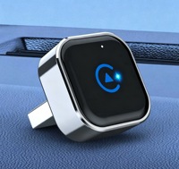 Vastfly CP18 2026 Sensación Viral 2 en 1, Adaptador Inalámbrico CarPlay Link BT5.3 con WiFi Dual de 5GHz, Conexión Rápida, Adaptador USB Portátil para Auto