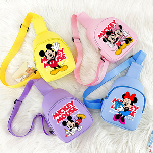 Bolsos de pecho con diseño de <span class=keywords><strong>Mickey</strong></span> <span class=keywords><strong>Mouse</strong></span>, bolso de dibujos animados, bolso de viaje al aire libre, bolso de hombro de Anime, bolsa cruzada para niños y niñas, regalo - Product Image 2