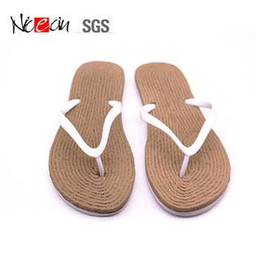 Nicecin-Chanclas de cáñamo para mujer, plantilla con logotipo personalizado, chanclas baratas para ocio - Product Image 2