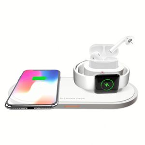 แท่นชาร์จไร้สายแบบ3IN1สำหรับ <span class=keywords><strong>iPhone</strong></span> <span class=keywords><strong>XS</strong></span> <span class=keywords><strong>MAX</strong></span> XR iWatch2/3/4 S - Product Image 2