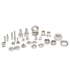 Factory Wholesale High Quality Stainless Steel Female Threaded Nuts CNC Machining Part