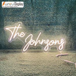 Diseño gratuito, venta al por mayor, logotipo de boda personalizado, personaje de <span class=keywords><strong>manga</strong></span> de dibujos animados, letrero de neón acrílico, letrero de neón led - Product Image 3