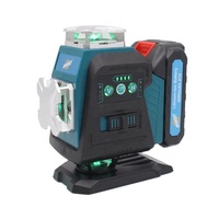 Niveau laser vert 4D JSPERFECT avec batterie MKT interchangeable et trépied