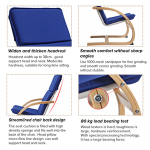 Home Furniture <strong>Children</strong> Bentwood <strong>Reclining</strong> Relax Lounge <strong>Chair</strong> Kids Leisure <strong>Chair</strong> with Removable Cover for Living Room &amp; Bedroom - Product Image 5