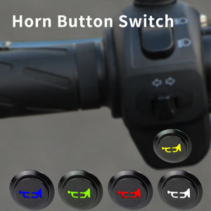 แตรรถยนต์ขนาด 16 มม., ปุ่มโลหะกันน้ำสีดำ, สวิตช์สัญญาณแตรแบบเร่งด่วนพร้อมไฟ LED หัวสูง, IP671NO1NC - Product Image 5