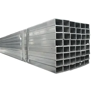 ASTM Hot dip 2 pouces 3 pouces, <span class=keywords><strong>fer</strong></span> pré-galvanisé soudé, tube <span class=keywords><strong>carré</strong></span> en acier galvanisé, <span class=keywords><strong>prix</strong></span> pour la Construction - Product Image 1
