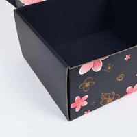 Boîte d'expédition en kraft biodégradable écologique, pliable, pour l'emballage de vêtements et l'utilisation par les petites entreprises