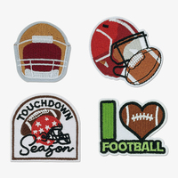 Nouvelle conception de vêtements, patch de décoration pour manteau, patch brodé personnalisé en gros pour maillot de football, pour chapeaux