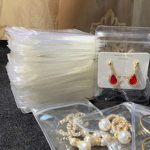 High Quality Transparent Clear Zip Seal Plastic Frosted <b>Zipper</b> Bag Top Lock Jewelry Top Wholesale New Bags - Product Image 6