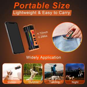 Appareil <span class=keywords><strong>Anti</strong></span>-<span class=keywords><strong>Aboiement</strong></span> Ultrasonique 3-en-1 d'Extérieur à <span class=keywords><strong>Longue</strong></span> <span class=keywords><strong>Portée</strong></span> avec Lampe Torche LED pour Chien - Product Image 4