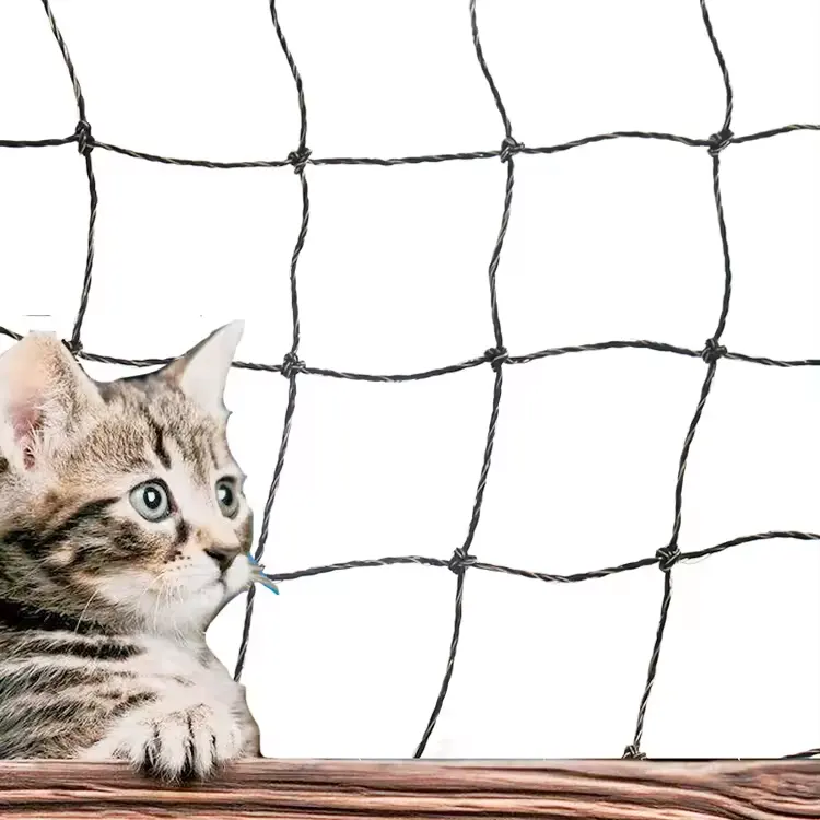 Commercio all'ingrosso di buona qualità Anti-morso filo resistente protezione balcone recinzione di sicurezza animali gatto rete recinzione