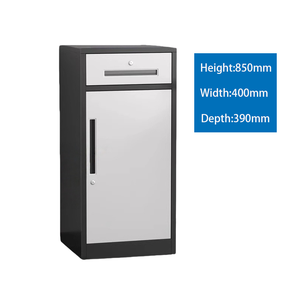 Новый компактный стальной стол и тумба для документов с запирающимися ящиками, офисная мебель с одной дверцей - Product Image 2