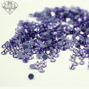 ASFA123 Violet <b>Rhinestones</b> Flatback HotFix Glass Round stones <b>Rhinestones</b> Stone for Crafts Crafting Clothes Bag DIY Decoration - Product Image 5