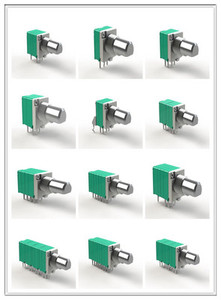 Potenciómetro giratorio de atenuación de luz <span class=keywords><strong>LED</strong></span> de 12 Pines de 4 bandas de 9mm Codificadores automotrices Codificadores de reóstatos <span class=keywords><strong>para</strong></span> vehículos - Product Image 6