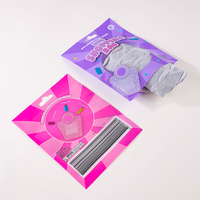 Sacs à fermeture éclair en mylar recyclable thermoscellable en gros - Emballage refermable avec fenêtre transparente pour produits jouets