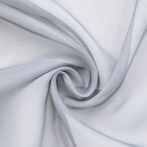 Suministro de fábrica, tela de gasa de poliéster 100%, ligera, transpirable, sala de estar transparente para, cortinas opacas, patrón de sólidos - Product Image 6