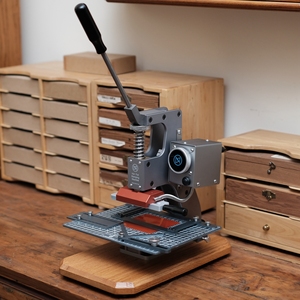 Leather Goods Embossing Machine Small <strong>MIni</strong> Digital Hot Stamping Machine 110V/220V Handmade Craft Infrared Ray Stamping Machine - Product Image 1