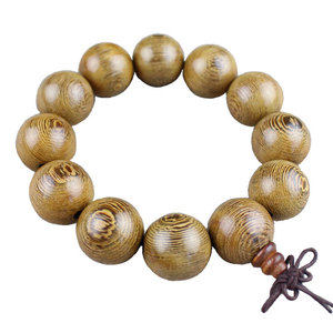 Bracelet de prière bouddhiste en bois de santal et bois de rose, bijoux religieux unisexes pour cérémonies, vente en gros auprès des fabricants - Product Image 2