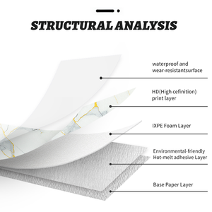 Autocollant <span class=keywords><strong>imitation</strong></span> carrelage et marbre doré en relief pour fond de télévision, papier peint auto-adhésif - Product Image 6