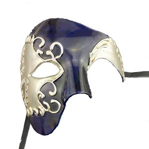 Topeng Pria Venetian Setengah Wajah Karnaval Phantom Of The Opera Topeng Pesta Pesta Mardi Gras - Product Image 5