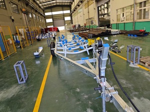 <span class=keywords><strong>Remolque</strong></span> Resistente a la Corrosión para Bote Inflable de <span class=keywords><strong>6</strong></span> <span class=keywords><strong>Metros</strong></span>, <span class=keywords><strong>Remolque</strong></span> para Bote de Eje Doble con Frenos Hidráulicos, Construido con Acero Q355B - Product Image 6