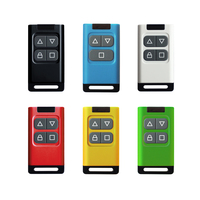 433M sans fil télécommande interrupteur porte rétractable porte de garage volet roulant porte voiture électrique apprentissage code contrôleur clé